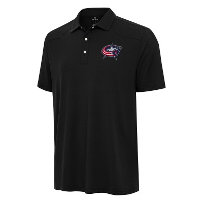 Columbus Blue Jackets Antigua Western Polo - Black