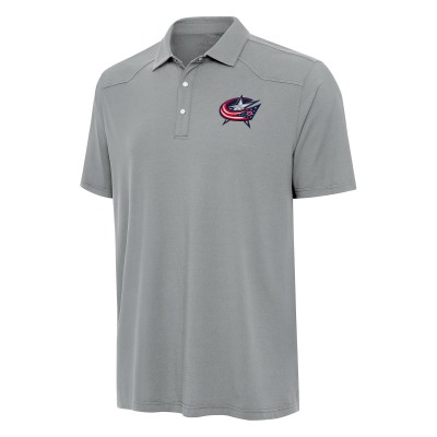 Columbus Blue Jackets Antigua Western Polo - Gray