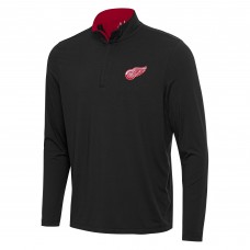 Кофта на короткой молнии Detroit Red Wings Antigua Content - Black/Red