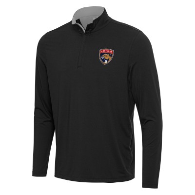 Кофта на короткой молнии Florida Panthers Antigua Content - Black/Gray