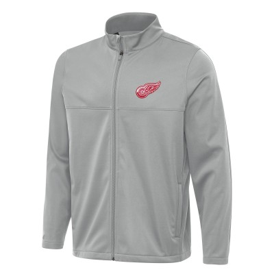 Кофта на молнии Detroit Red Wings Antigua Links 2 Golf - Gray
