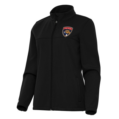 Женская куртка Florida Panthers Antigua Black Links 2 Full-Zip Golf