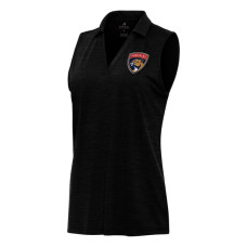Женская поло Florida Panthers Antigua Heather Black Layout Sleeveless V-Neck Женская поло Florida Panthers Antigua Heather Black Layout Sleeveless V-Neck
