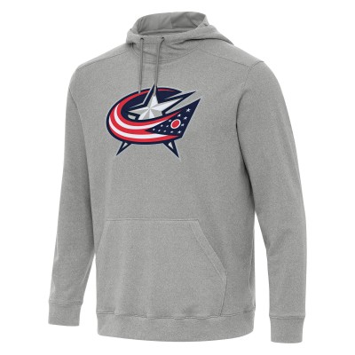 Толстовка Columbus Blue Jackets Antigua Cloud - Heather Gray