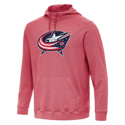 Толстовка Columbus Blue Jackets Antigua Cloud - Heather Red