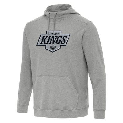Толстовка Los Angeles Kings Antigua Heather Gray Cloud
