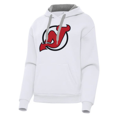Женская толстовка New Jersey Devils Antigua White Victory