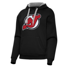 Женская толстовка New Jersey Devils Antigua Black Victory