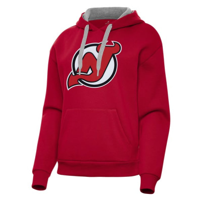 Женская толстовка New Jersey Devils Antigua Red Victory