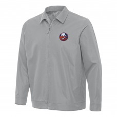 Кофта на молнии New York Islanders Antigua Pivot - Gray