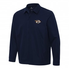 Nashville Predators Antigua Navy Pivot Full-Zip Jacket