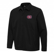 Кофта на молнии Montreal Canadiens Antigua Black Pivot