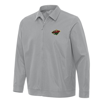 Кофта на молнии Minnesota Wild Antigua Gray Pivot