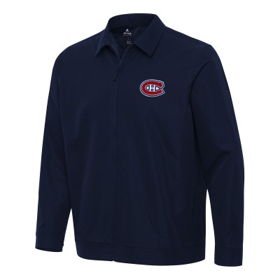 Кофта на молнии Montreal Canadiens Antigua Navy Pivot