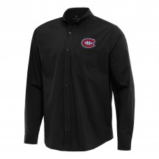 Рубашка Montreal Canadiens Antigua Black Flight Woven Tri-Blend