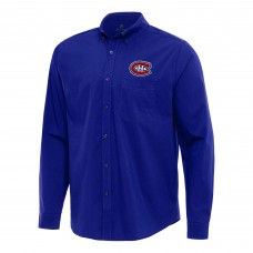 Рубашка Montreal Canadiens Antigua Royal Flight Woven Tri-Blend