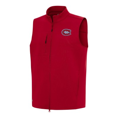 Montreal Canadiens Antigua Red Demand Full-Zip Vest