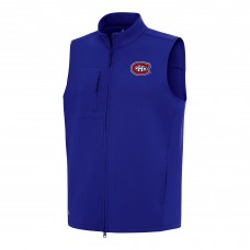 Montreal Canadiens Antigua Blue Demand Full-Zip Vest
