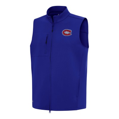 Montreal Canadiens Antigua Blue Demand Full-Zip Vest