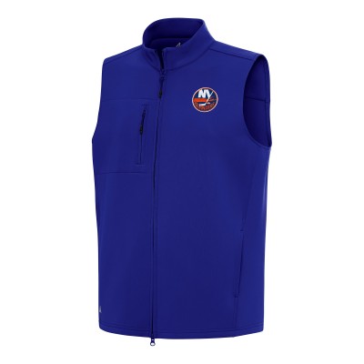 New York Islanders Antigua Royal Demand Full-Zip Vest