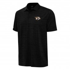 Nashville Predators Antigua Heather Black Layout Polo