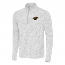 Кофта на короткой молнии Minnesota Wild Antigua Gray Cause