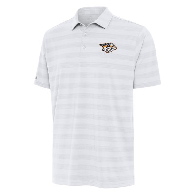 Nashville Predators Antigua White Tunnel Polo