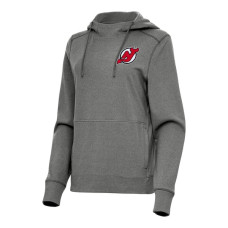 Женская толстовка New Jersey Devils Antigua Heather Black Justice