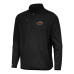 Кофта на короткой молнии Minnesota Wild Antigua Heather Black Certain Tri-Blend