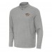 Nashville Predators Antigua Heather Gray Subtle Quarter-Zip Sweatshirt