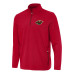 Кофта на короткой молнии Minnesota Wild Antigua Red Perilous Кофта на короткой молнии Minnesota Wild Antigua Red Perilous