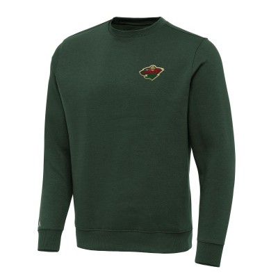 Кофта Minnesota Wild Antigua Hunter Green Victory Crewneck