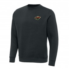 Кофта Minnesota Wild Antigua Charcoal Victory Crewneck