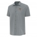 Nashville Predators Antigua Gray Activate Woven Short Sleeve Button-Up Shirt