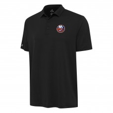 New York Islanders Antigua Black Reprocess Polo New York Islanders Antigua Black Reprocess Polo