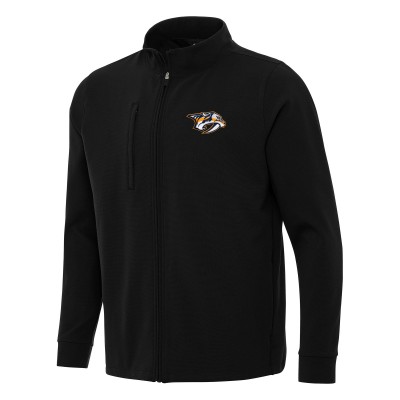 Nashville Predators Antigua Black Regard Full-Zip Jacket