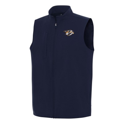 Nashville Predators Antigua Navy Regard Full-Zip Vest