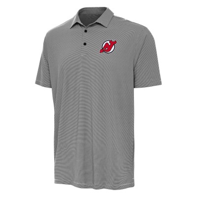 Поло New Jersey Devils Antigua Black Twine
