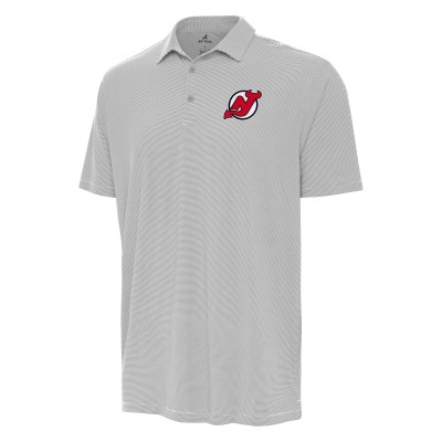 Поло New Jersey Devils Antigua Gray Twine