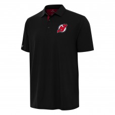 Поло New Jersey Devils Antigua Black Era