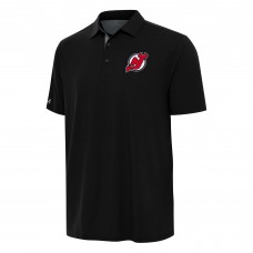 Поло New Jersey Devils Antigua Black Era