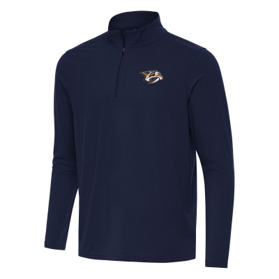 Nashville Predators Antigua Navy Intent Quarter-Zip Top