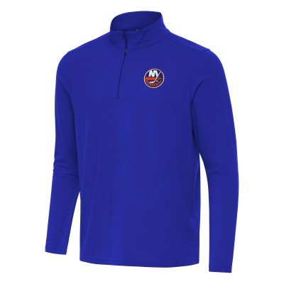 New York Islanders Antigua Royal Intent Quarter-Zip Top