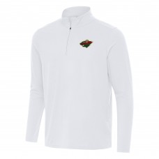 Кофта на короткой молнии Minnesota Wild Antigua White Intent