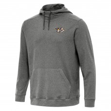 Nashville Predators Antigua Heather Black Cloud Pullover Hoodie