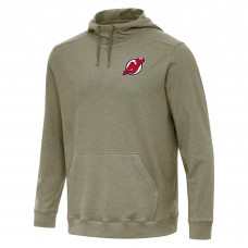 Толстовка New Jersey Devils Antigua Olive Cloud