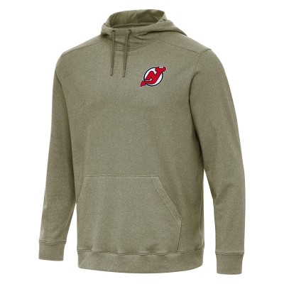 Толстовка New Jersey Devils Antigua Olive Cloud