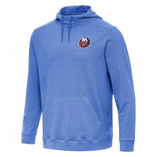 New York Islanders Antigua Heather Royal Cloud Pullover Hoodie