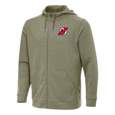 Толстовка на молнии New Jersey Devils Antigua Olive Effortless Jacket Толстовка на молнии New Jersey Devils Antigua Olive Effortless Jacket