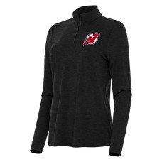 Женская пуловер New Jersey Devils Antigua Heather Black Bright